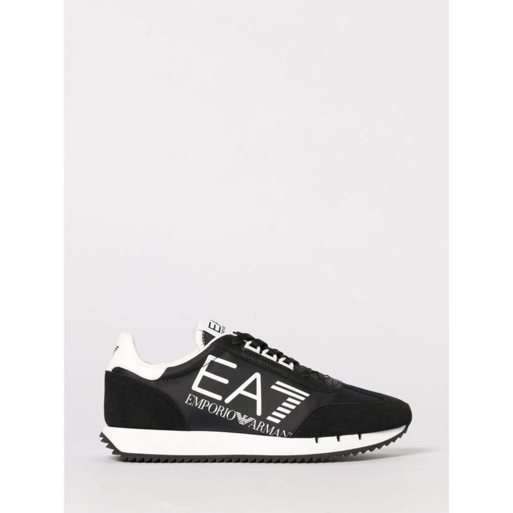 Ea7 Men Nylon And Suede Sneakers Ea7